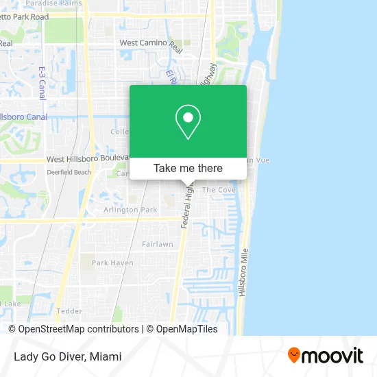 Lady Go Diver map