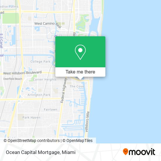 Mapa de Ocean Capital Mortgage