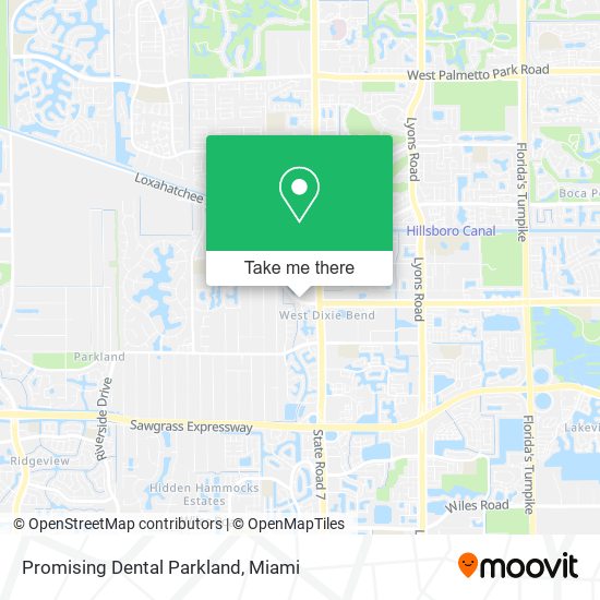 Mapa de Promising Dental Parkland