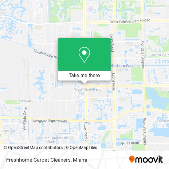 Freshhome Carpet Cleaners map