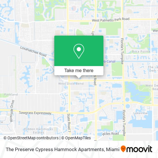 Mapa de The Preserve Cypress Hammock Apartments