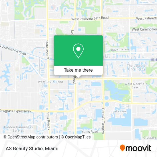 AS Beauty Studio map