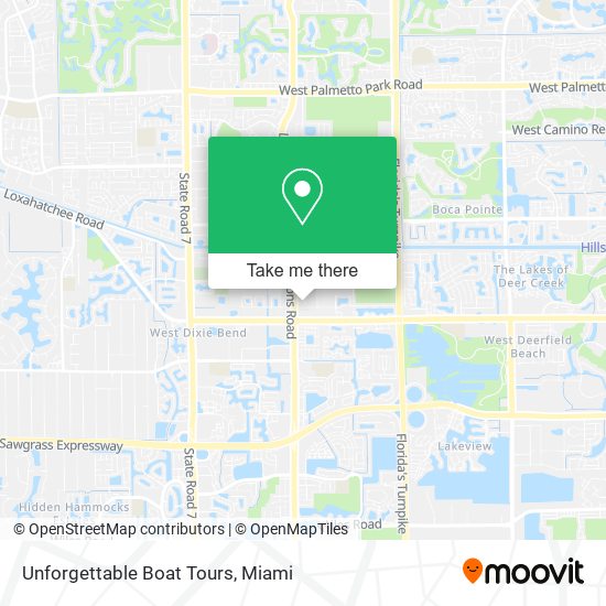 Unforgettable Boat Tours map