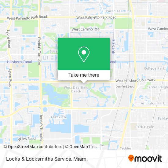 Locks & Locksmiths Service map