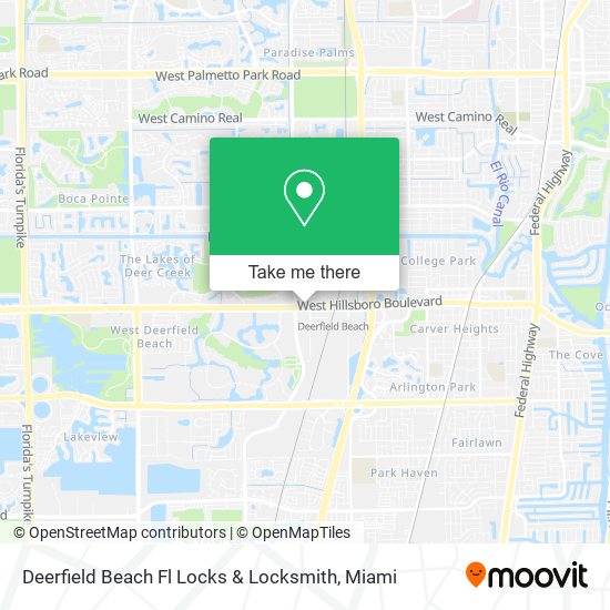 Mapa de Deerfield Beach Fl Locks & Locksmith