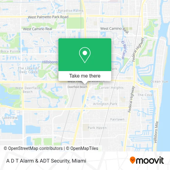 A D T Alarm & ADT Security map