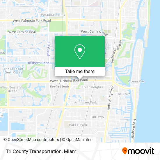 Tri County Transportation map