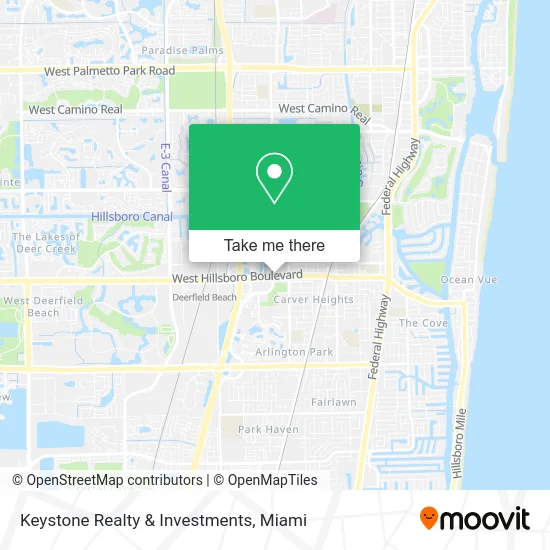 Keystone Realty & Investments map