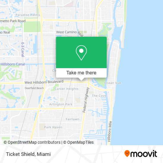 Mapa de Ticket Shield