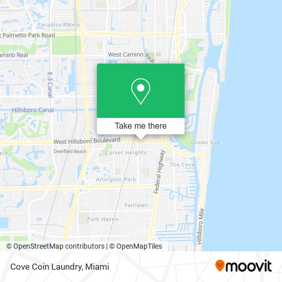 Cove Coin Laundry map