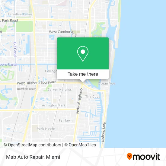 Mab Auto Repair map