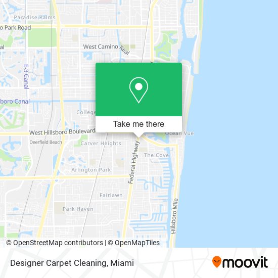 Designer Carpet Cleaning map