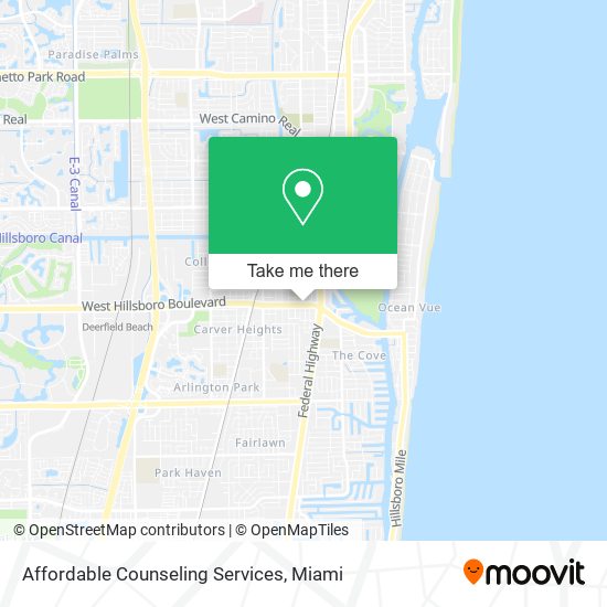 Mapa de Affordable Counseling Services