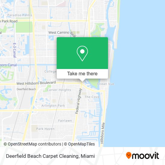 Mapa de Deerfield Beach Carpet Cleaning
