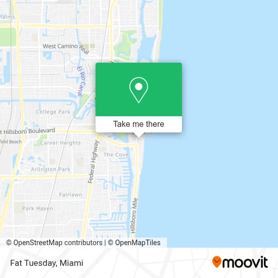 Fat Tuesday map