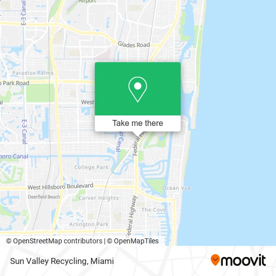 Sun Valley Recycling map