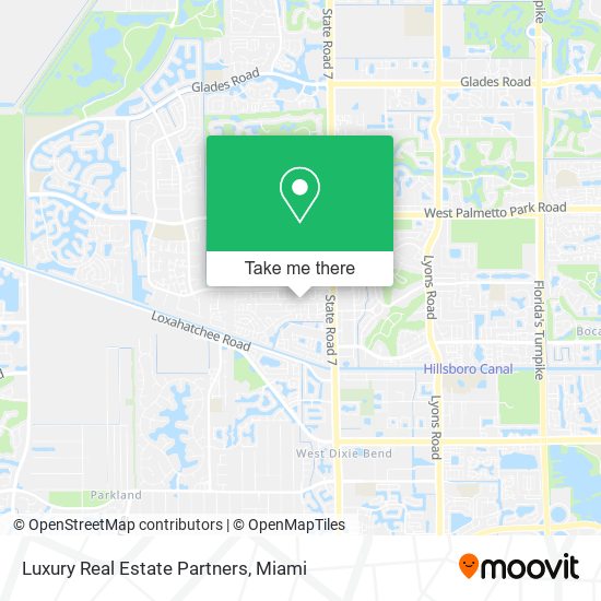 Mapa de Luxury Real Estate Partners