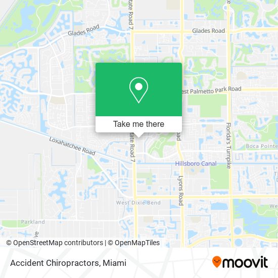 Mapa de Accident Chiropractors