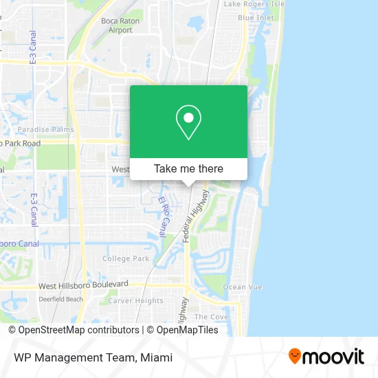 WP Management Team map