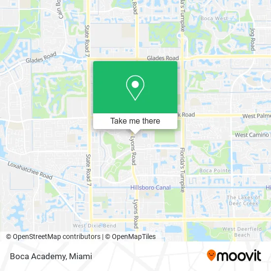 Boca Academy map
