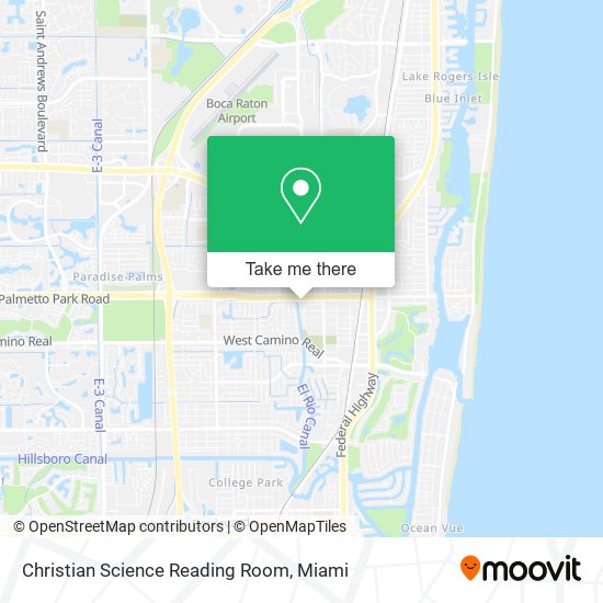 Christian Science Reading Room map