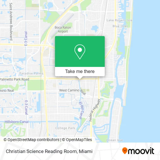 Christian Science Reading Room map