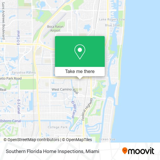 Mapa de Southern Florida Home Inspections