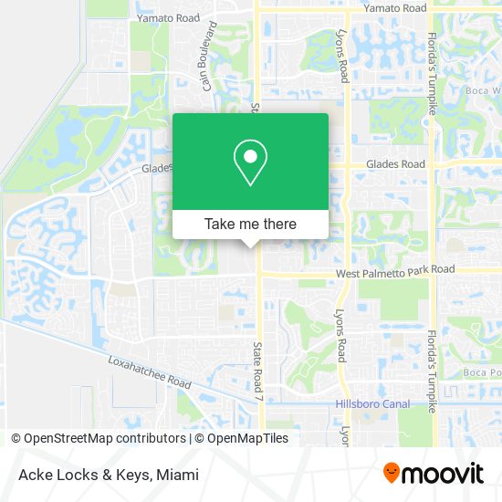 Mapa de Acke Locks & Keys
