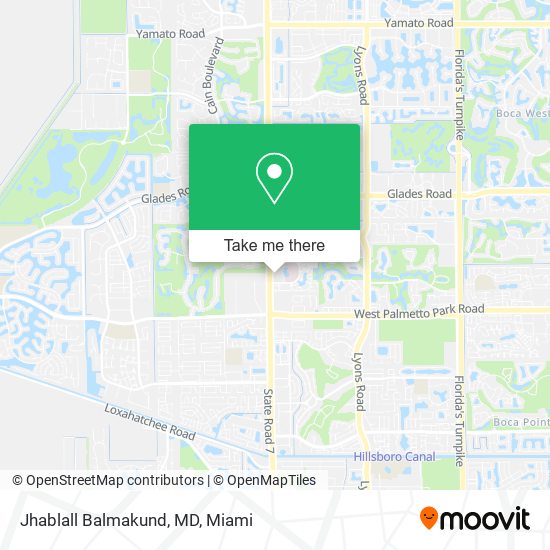 Mapa de Jhablall Balmakund, MD