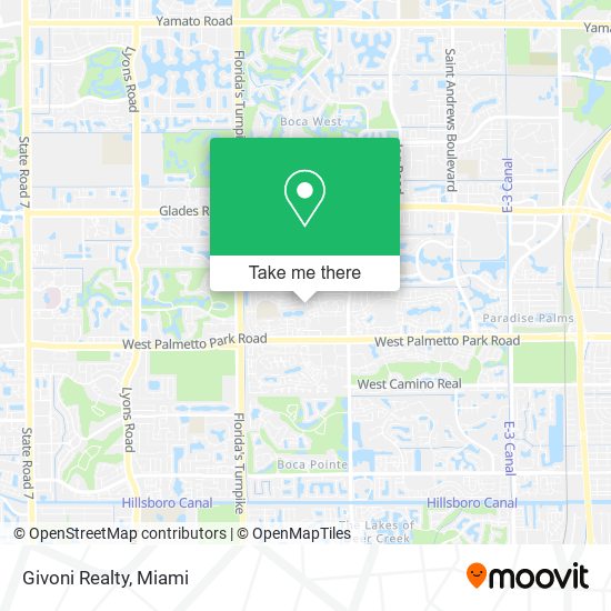 Givoni Realty map