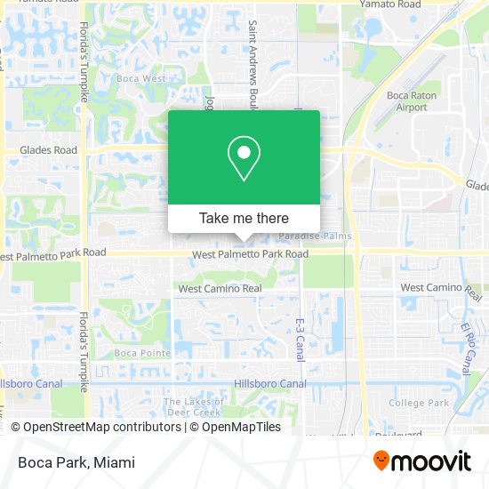 Boca Park map