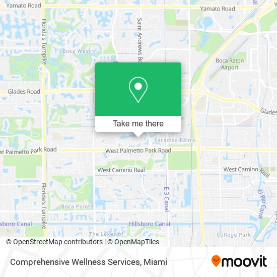 Comprehensive Wellness Services map
