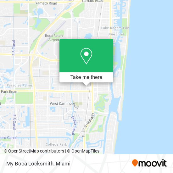 My Boca Locksmith map