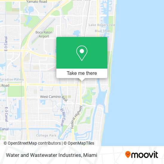 Mapa de Water and Wastewater Industries