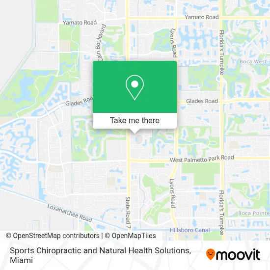 Sports Chiropractic and Natural Health Solutions map