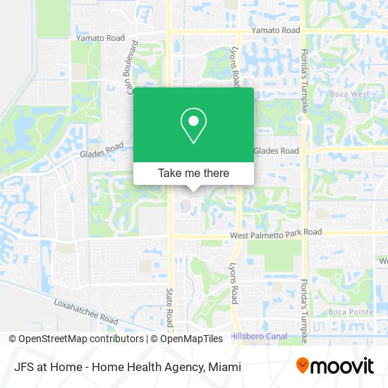 JFS at Home - Home Health Agency map