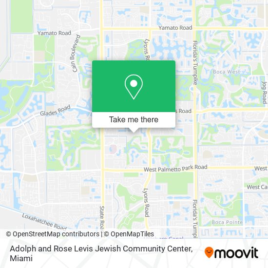 Adolph and Rose Levis Jewish Community Center map