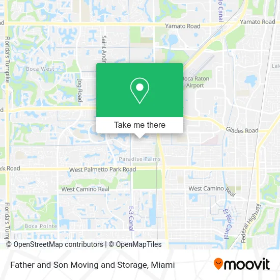Father and Son Moving and Storage map