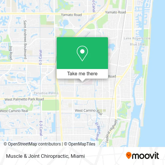 Muscle & Joint Chiropractic map