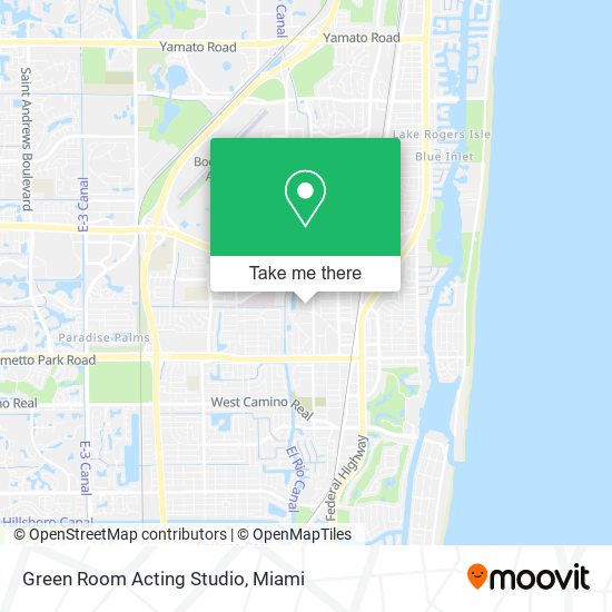 Green Room Acting Studio map