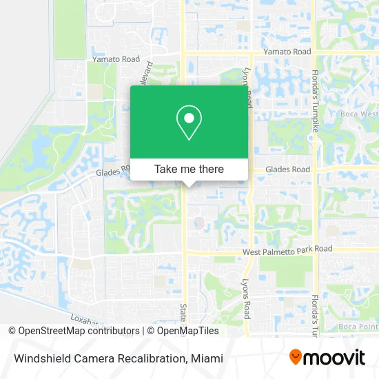 Windshield Camera Recalibration map