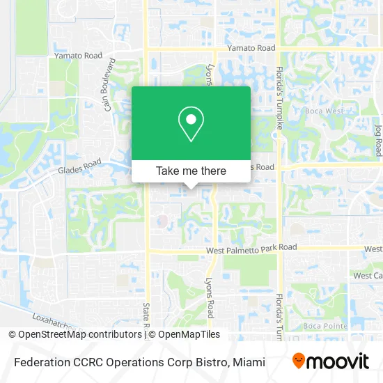 Federation CCRC Operations Corp Bistro map