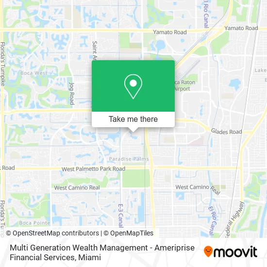 Multi Generation Wealth Management - Ameriprise Financial Services map