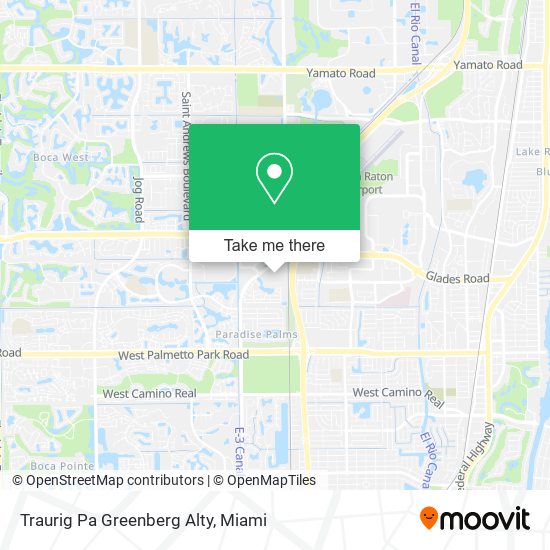 Traurig Pa Greenberg Alty map