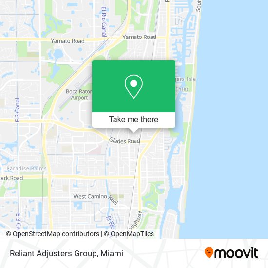 Reliant Adjusters Group map