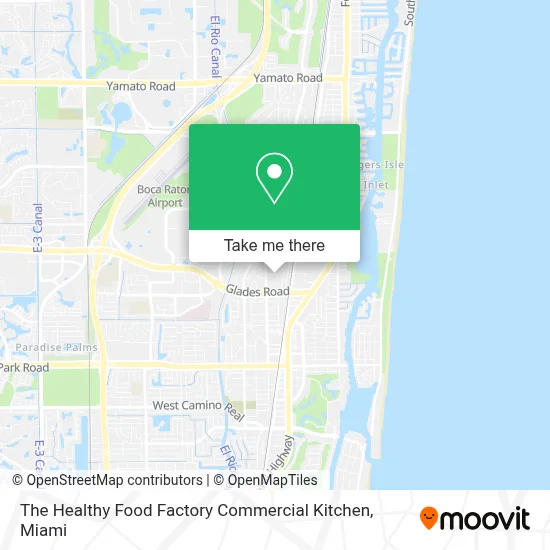 The Healthy Food Factory Commercial Kitchen map