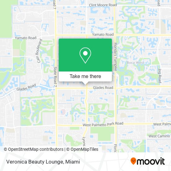 Veronica Beauty Lounge map