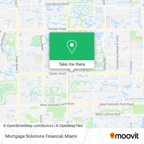 Mapa de Mortgage Solutions Financial