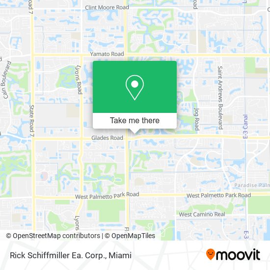 Mapa de Rick Schiffmiller Ea. Corp.