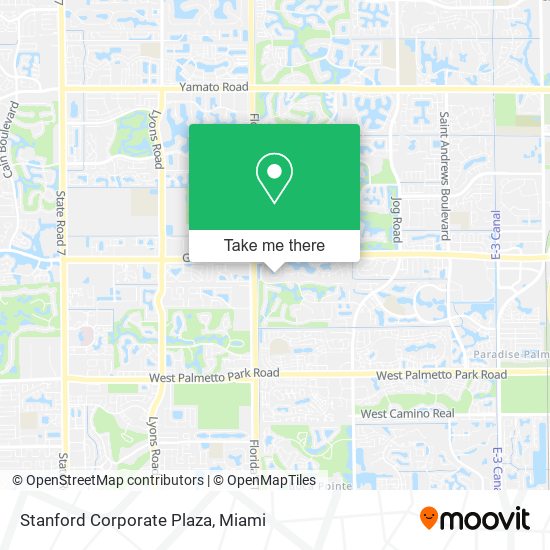 Mapa de Stanford Corporate Plaza